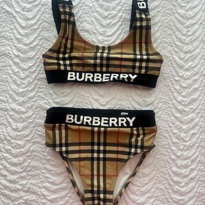 Burberry Plaid Bikini Set AUTHENTIC BURBERRY